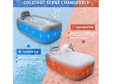 Portable Adult Bathtub - Ice/Hot Bath Tub - Jebonn